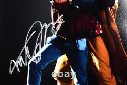 Christopher Lloyd Michael J. Fox Signed Back to the Future 16x20 Photo-Beckett W