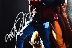 Christopher Lloyd Michael J. Fox Signed Back to the Future 16x20 Photo-Beckett W