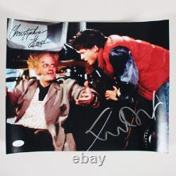 Christopher Lloyd & Michael J. Fox Signed Photo 11x14 Back to the Future CO