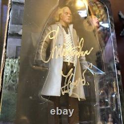 Christopher Lloyd SIGNED Neca Figure doc brown back to the future bttf fox rare