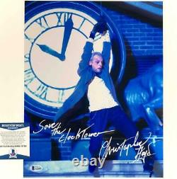 Christopher Lloyd Save the Clocktowersigned Back to the Future 11x14 photo BAS
