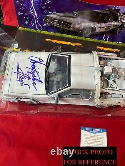 Christopher Lloyd Signed 1/15 Scale Diecast Delorean! Back To The Future Beckett