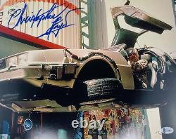 Christopher Lloyd Signed 11x14 Photo Back To The Future Bttf Doc Brown Bas 553