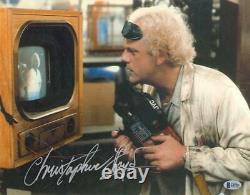 Christopher Lloyd Signed 11x14 Photo Back To The Future Doc Brown Auto Beckett H