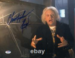 Christopher Lloyd Signed 11x14 Photo Back To The Future Doc Brown Auto Psa/dna