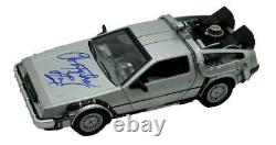 Christopher Lloyd Signed 124 Scale Back to the Future DeLorean Car JSA W 159960