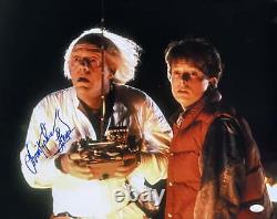 Christopher Lloyd Signed 16x20 Back to the Future DeLorean Remote Photo JSA