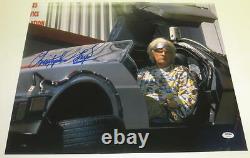 Christopher Lloyd Signed 16x20 Photo Back To The Future Autograph Proof Psa A