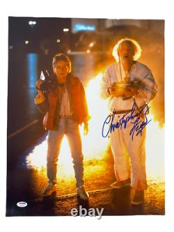 Christopher Lloyd Signed 16x20 Photo Back To The Future Autograph Psa Dna Coa 9