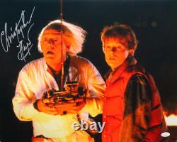 Christopher Lloyd Signed 16x20 Photo Back to the Future with Marty- JSA Auth S