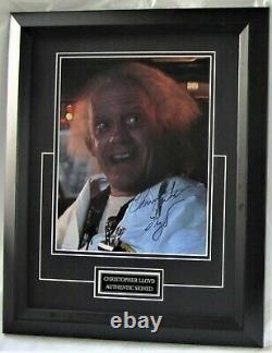 Christopher Lloyd Signed #2 Back To The Future with signing details AFTAL #199
