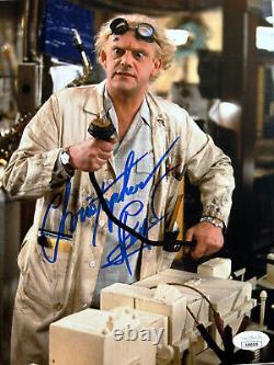 Christopher Lloyd Signed 8x10 Back To The Future Photo JSA Certified