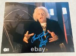 Christopher Lloyd Signed Autograph 11x14 Photo Back to the Future Beckett BAS G