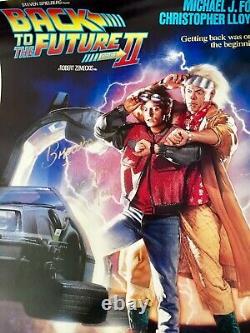 Christopher Lloyd Signed Autograph Back To The Future 2 1989 ORIGINAL POSTER