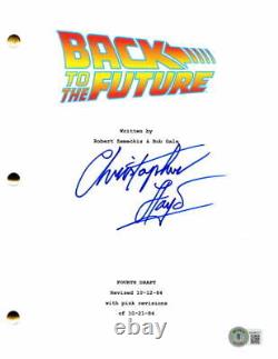 Christopher Lloyd Signed Autograph Back To The Future Full Movie Script Beckett