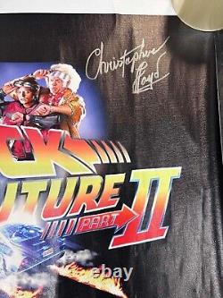 Christopher Lloyd Signed Autographed 21x24 Canvas Poster Back to the Future II