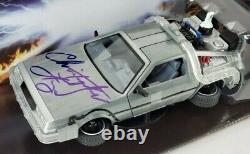 Christopher Lloyd Signed Autographed Back To The Future DeLorean Time Machine