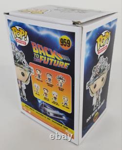 Christopher Lloyd Signed/Autographed Back to the Future Doc with Helmet Funko Pop