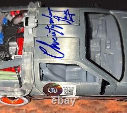 Christopher Lloyd Signed Autographed Delorean 124 Car Beckett COA