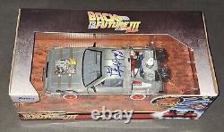 Christopher Lloyd Signed Autographed Delorean 124 Car Beckett COA