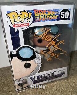 Christopher Lloyd Signed Autographed Funko Pop Back To The Future Dr. Emmitt