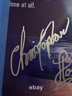 Christopher Lloyd Signed BTTF 24x36 Inch Movie Poster (proof Pic)