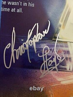 Christopher Lloyd Signed BTTF 24x36 Inch Movie Poster (proof Pic)