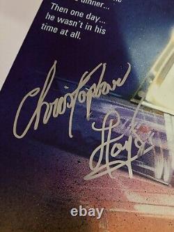 Christopher Lloyd Signed BTTF 24x36 Inch Movie Poster (proof Pic)