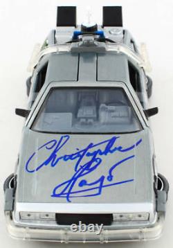 Christopher Lloyd Signed Back To The Future 124 Delorean Diecast Beckett Coa