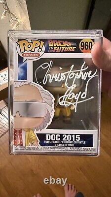 Christopher Lloyd Signed Back To The Future Doc 2015 Funko Pop Figure #960 Jsa