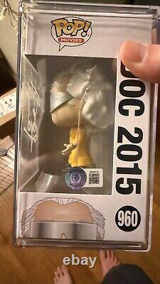 Christopher Lloyd Signed Back To The Future Doc 2015 Funko Pop Figure #960 Jsa