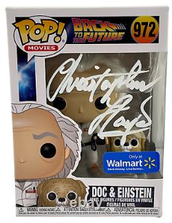 Christopher Lloyd Signed Back To The Future Doc Brown Funko 972 Beckett 10