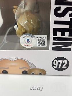 Christopher Lloyd Signed Back To The Future Doc Brown Funko 972 Beckett 13