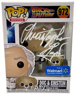 Christopher Lloyd Signed Back To The Future Doc Brown Funko 972 Beckett 15