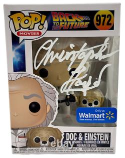 Christopher Lloyd Signed Back To The Future Doc Brown Funko 972 Beckett 17