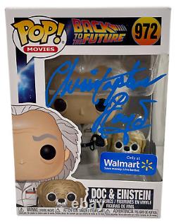 Christopher Lloyd Signed Back To The Future Doc Brown Funko 972 Beckett 18