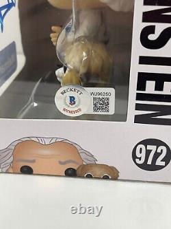 Christopher Lloyd Signed Back To The Future Doc Brown Funko 972 Beckett 20