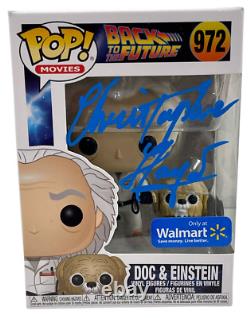 Christopher Lloyd Signed Back To The Future Doc Brown Funko 972 Beckett 21