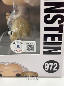 Christopher Lloyd Signed Back To The Future Doc Brown Funko 972 Beckett 22
