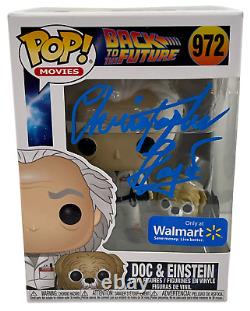 Christopher Lloyd Signed Back To The Future Doc Brown Funko 972 Beckett 23