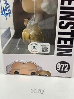 Christopher Lloyd Signed Back To The Future Doc Brown Funko 972 Beckett 24