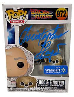 Christopher Lloyd Signed Back To The Future Doc Brown Funko 972 Beckett 32