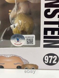 Christopher Lloyd Signed Back To The Future Doc Brown Funko 972 Beckett 33