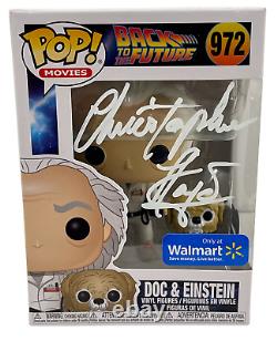 Christopher Lloyd Signed Back To The Future Doc Brown Funko 972 Beckett 34