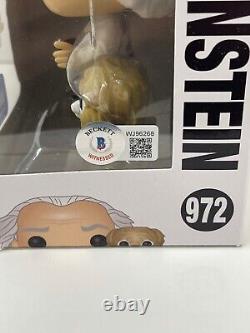 Christopher Lloyd Signed Back To The Future Doc Brown Funko 972 Beckett 34