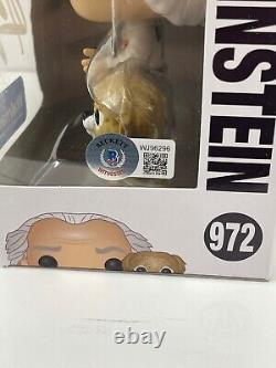 Christopher Lloyd Signed Back To The Future Doc Brown Funko 972 Beckett 35