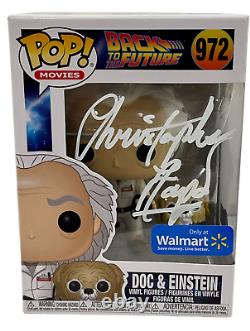 Christopher Lloyd Signed Back To The Future Doc Brown Funko 972 Beckett 36
