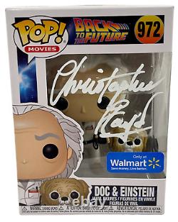 Christopher Lloyd Signed Back To The Future Doc Brown Funko 972 Beckett 37
