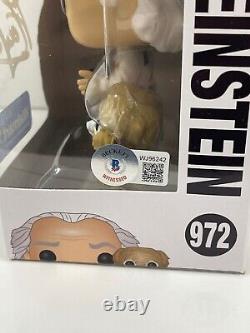 Christopher Lloyd Signed Back To The Future Doc Brown Funko 972 Beckett 37