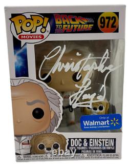 Christopher Lloyd Signed Back To The Future Doc Brown Funko 972 Beckett 38